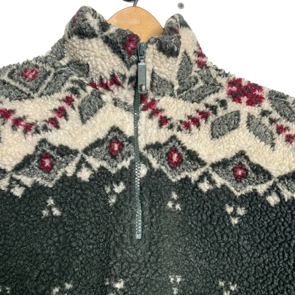 Wrangler COZY soft western, rustic, Santa Fe, zip up fleece size 14/16